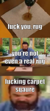 Fucking fake rug