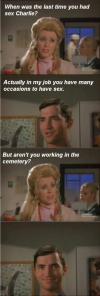 At the cemetery - many occasions