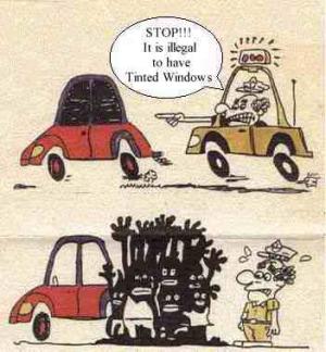 Tinted windows
