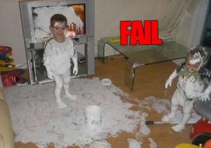 2 Kids, 1 paintbucket