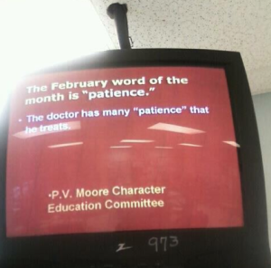 Many patience