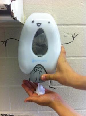 Toilet art