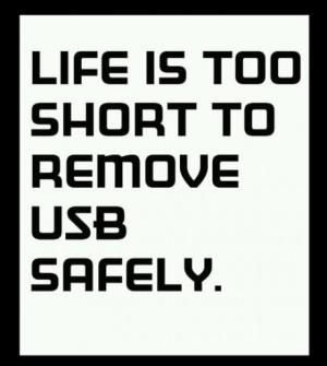 Removing USB