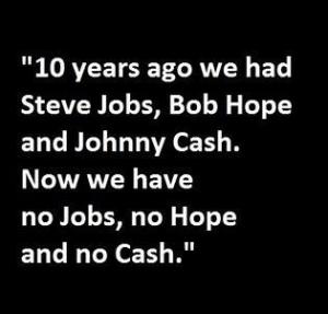 No job, no cash, no hope