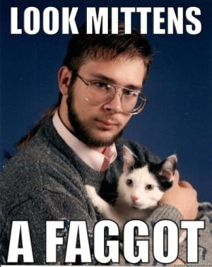 Look, a fag