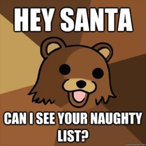 Naughty list wanted