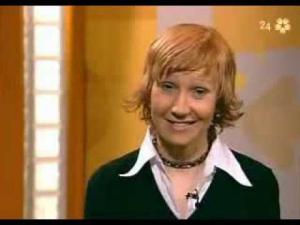 Woman farts on live television - how embarrassing.