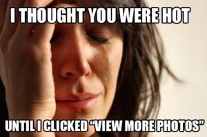I thought...
