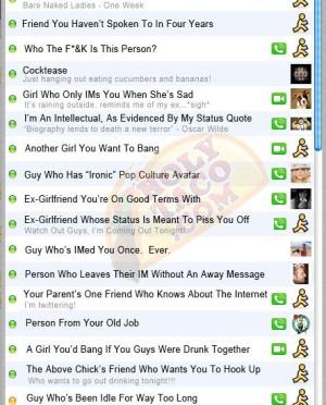 AIM honest buddy list