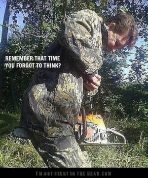 Forgot to think