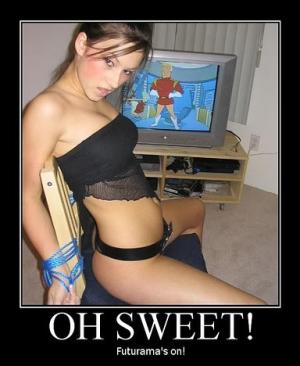 Futurama is on