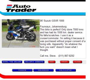Selling Bike