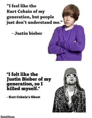 Bieber and Cobain