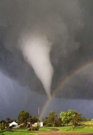 What happens when happiness escapes from a rainbow