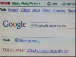 White people stole my car
