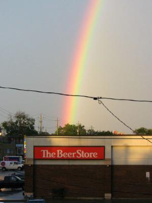 At the end of every rainbow is a...beerstore