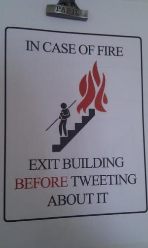 In case of fire