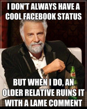 Facebook status
