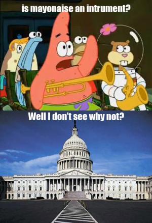 Patrick Star's Congressional Hearing.