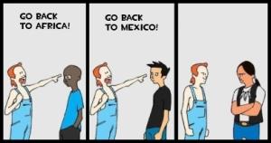 Go back to the USA...uhm