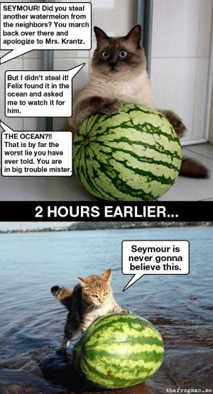 Seymour never gonna believe this...