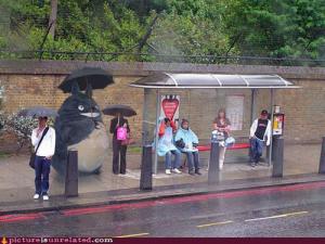 Just waiting for the bus