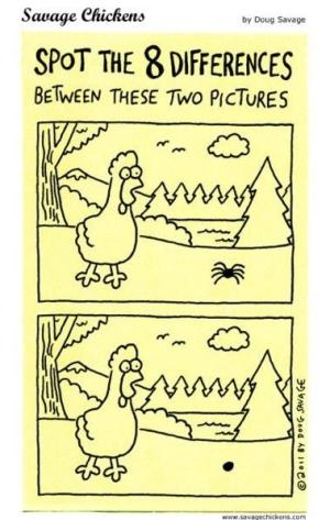 Spot The 8 Differences
