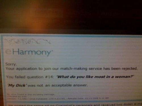 Not an acceptable answer