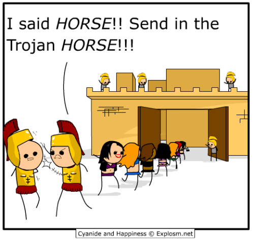 Horse, not whores