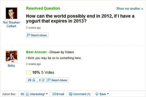 end of the world