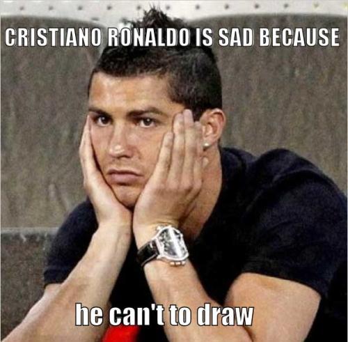 Sad Ronaldo