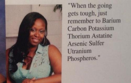 Barium, Carbon, Potassium, Thorium, Astatine, Arsenic, Sulfur, Uranium, Phosphorus