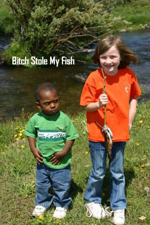 Bitch stole my fish
