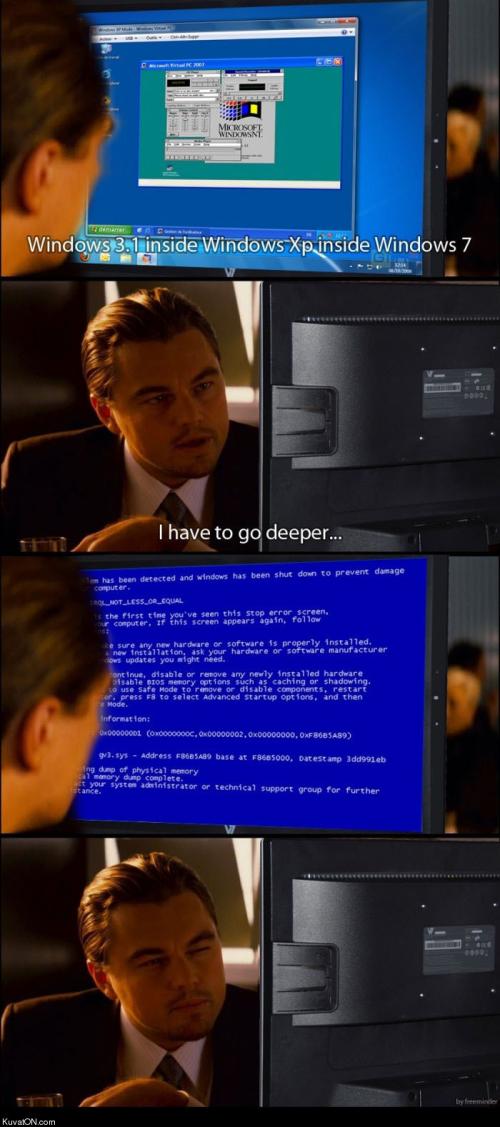 Windows inside Windows inside Windows