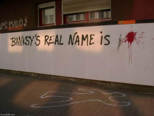 Banksys name remains unknown