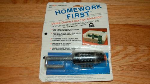 Homework first