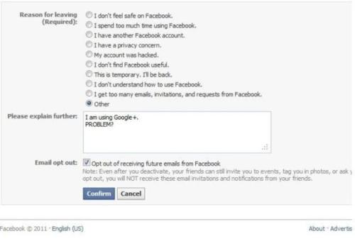 Problem Facebook?