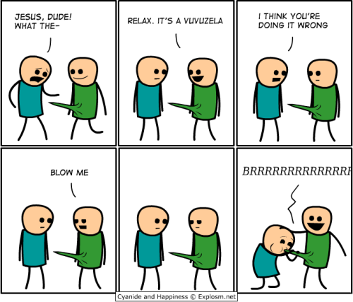 Fun with a Vuvuzela