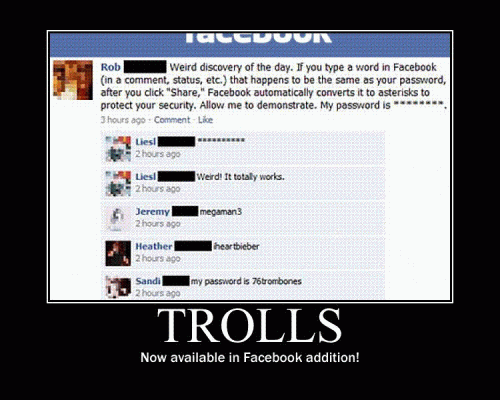 Facebook trolls