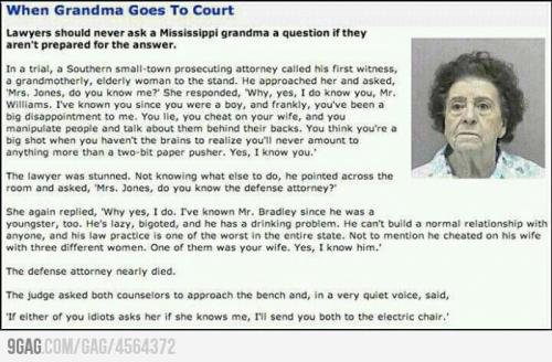 when grandma goes to court