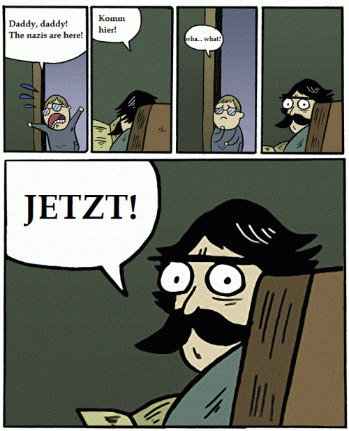 Komm hier!