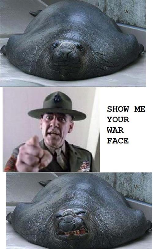 SHOW ME YOUR WAR FACE!