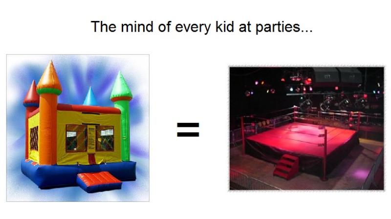 What else were we supposed to do in it? Jump?