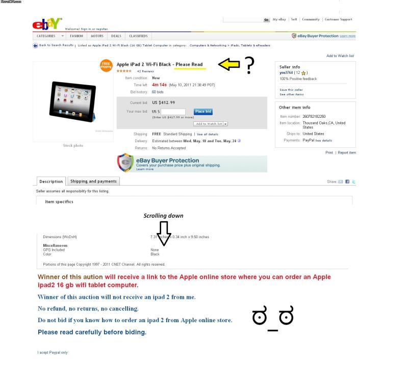 Selling iPad